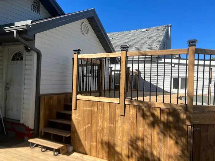 New deck and stairs