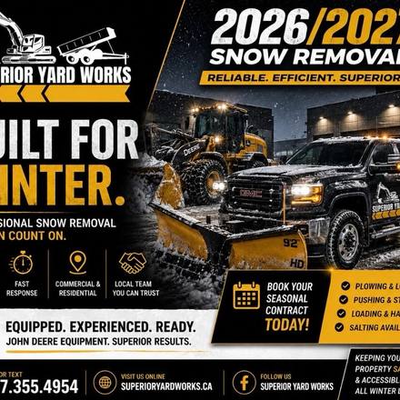 Our 2026 / 2027 snow removal announcement